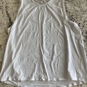 SALE like new white lululemon tank